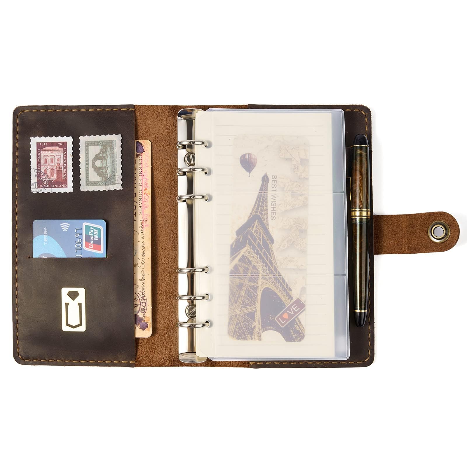 【新着商品】ROTERDON システム手帳 A6 革 2026 6穴 リフィル付 Amazon.co.jp: ROTERDON システム手帳 A6 革 2026 6穴 リフィル付き